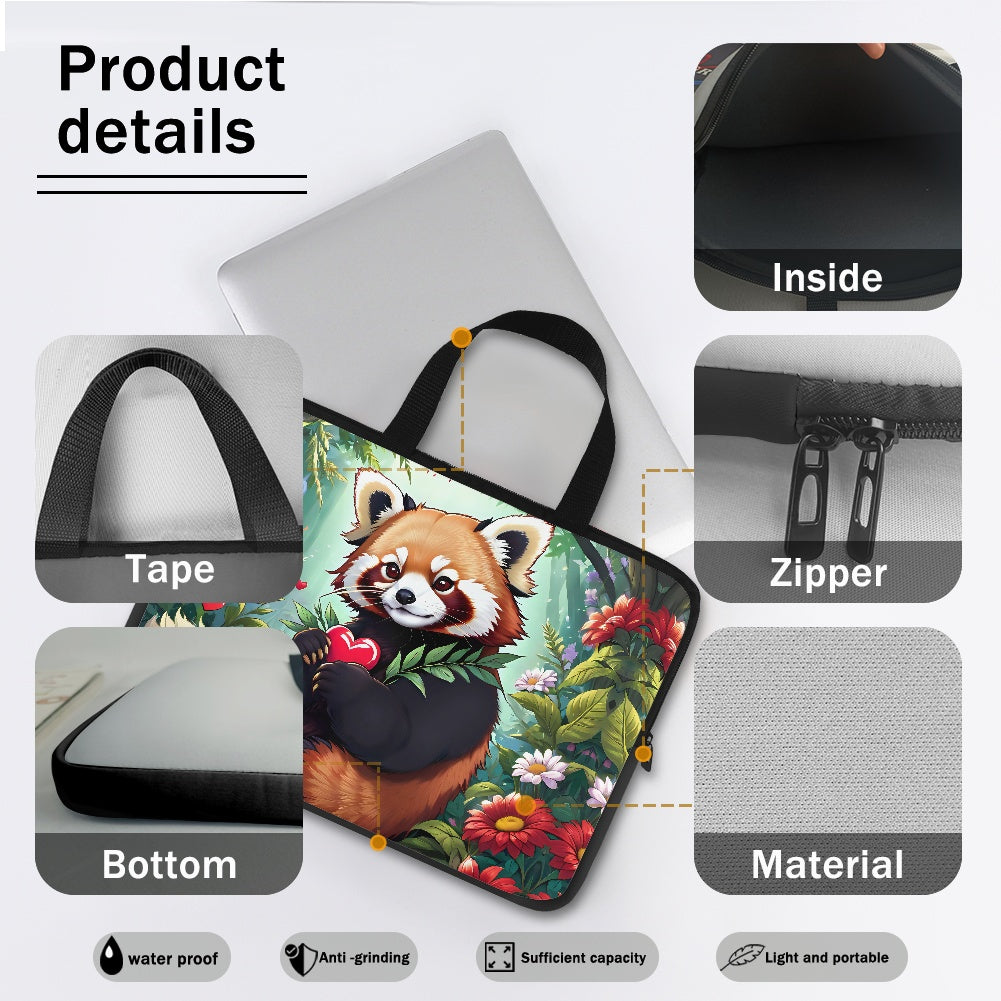 Red Panda Laptop Bag Sleeve - Adorable and Durable Perfect for On the Go BriBeesCreations