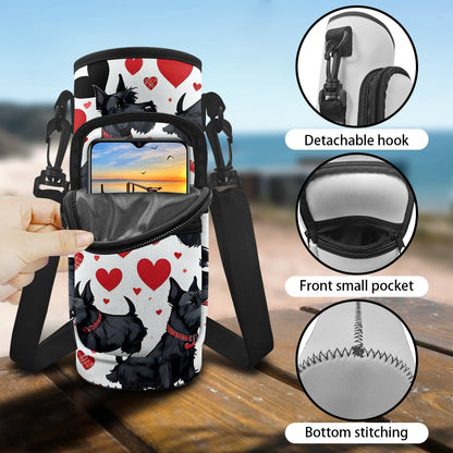 Stylish Scottish Terrier Water Bottle Cover - Perfect for Keeping Drinks Cool on the Go BriBeesCreations