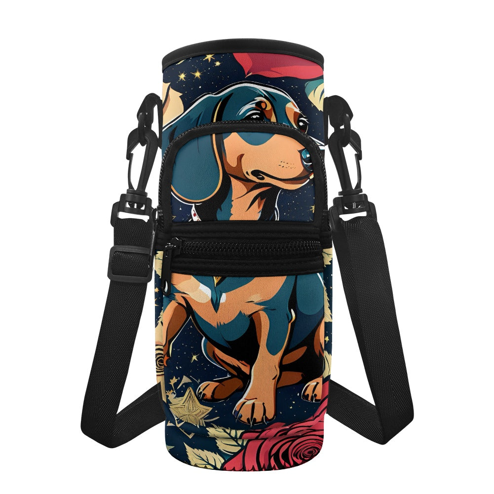 Dachshund Water Bottle Cover Carrier - Protect Your Drink on the Go BriBeesCreations