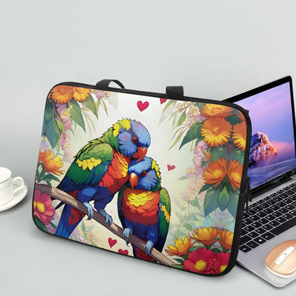 Stylish Parrot Laptop Bag - Perfect for Work or Travel BriBeesCreations