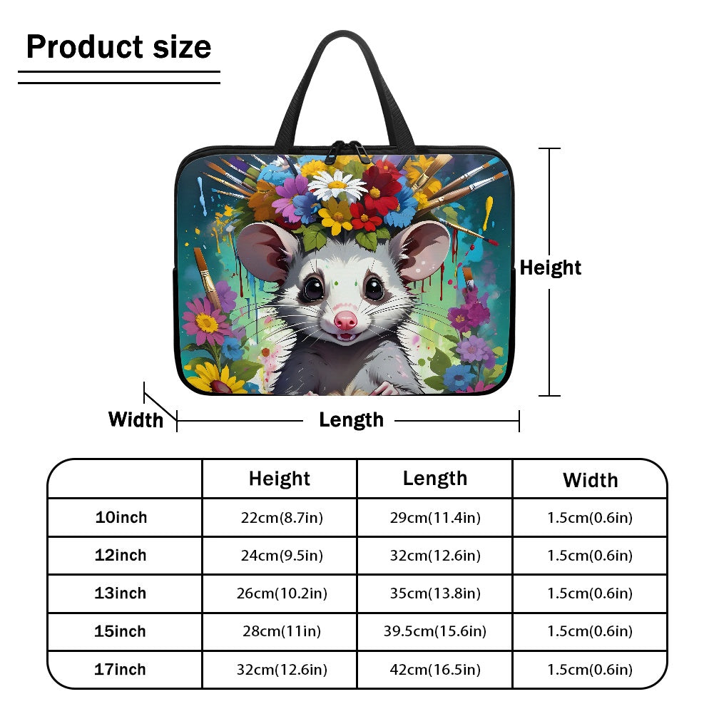 Opossum Laptop Bag Sleeve - Stylish and Durable - Perfect for On-The-Go Use BriBeesCreations