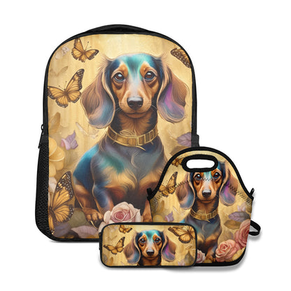 Butterflies Dachshund Back To School Supplies Bundle