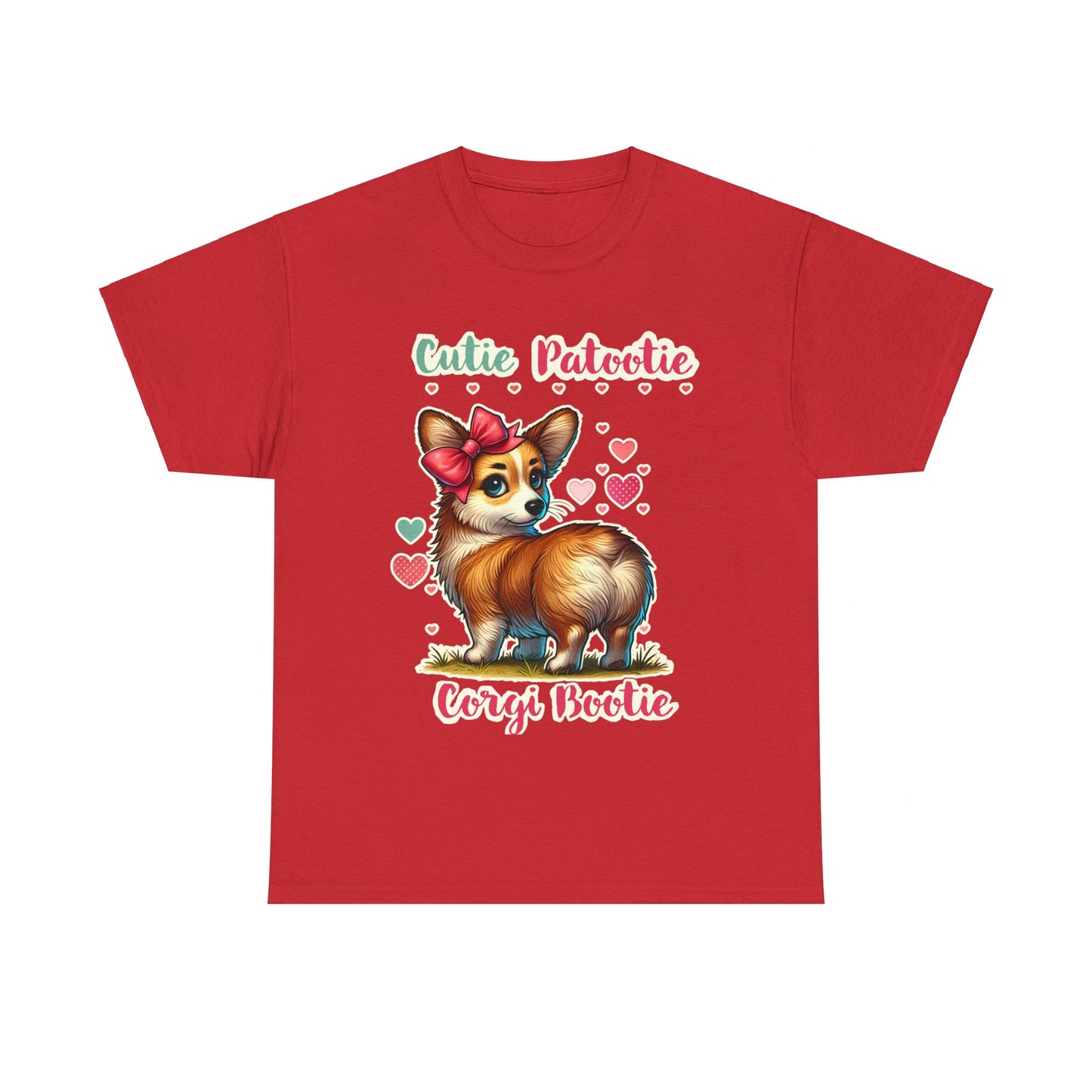 Cutie Patootie Corgi Bootie Heavy Cotton Tee