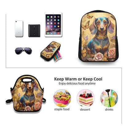 Butterflies Dachshund Back To School Supplies Bundle