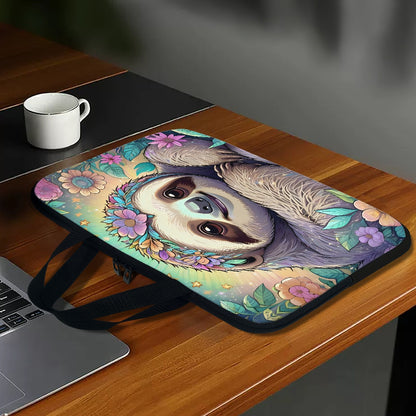 Stylish Sloth Laptop Bag - Perfect for On-the-Go Tech Lovers BriBeesCreations