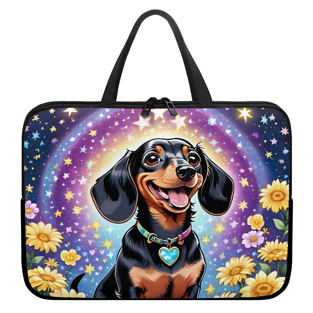 Doxie Dachshund Laptop Sleeve Fun and Functional for the Dog Lover on the Go BriBeesCreations