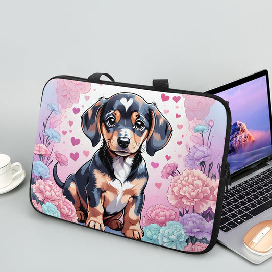 Doxie Dachshund Laptop Bag Sleeve - Stylish Durable  Perfect for Travel BriBeesCreations