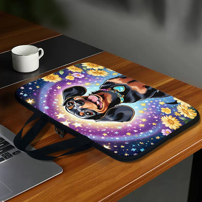 Doxie Dachshund Laptop Sleeve Fun and Functional for the Dog Lover on the Go BriBeesCreations