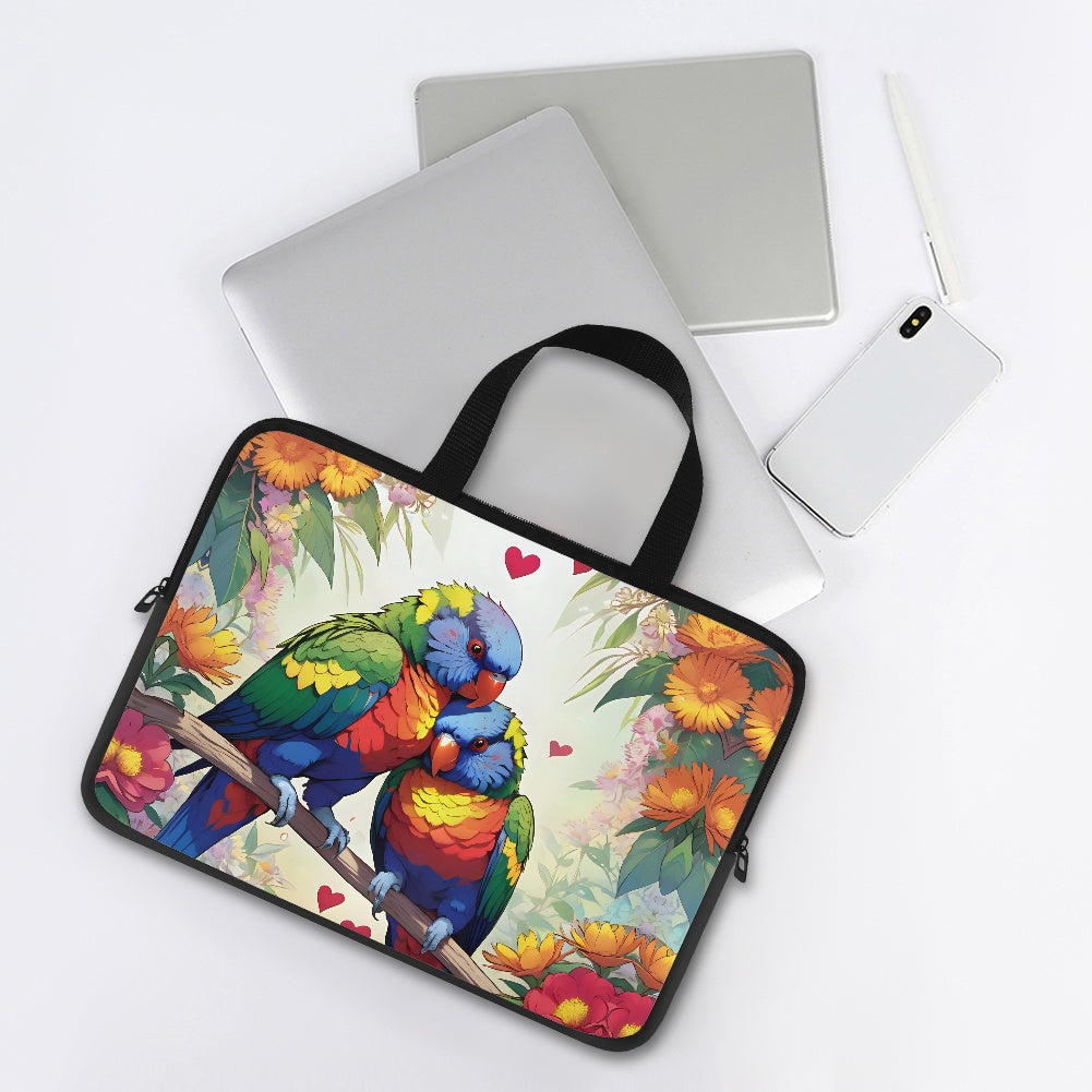 Stylish Parrot Laptop Bag - Perfect for Work or Travel BriBeesCreations