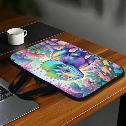 Dino Dinosaur Laptop Bag Sleeve - Protective and Fun Accessory for Tech Lovers BriBeesCreations