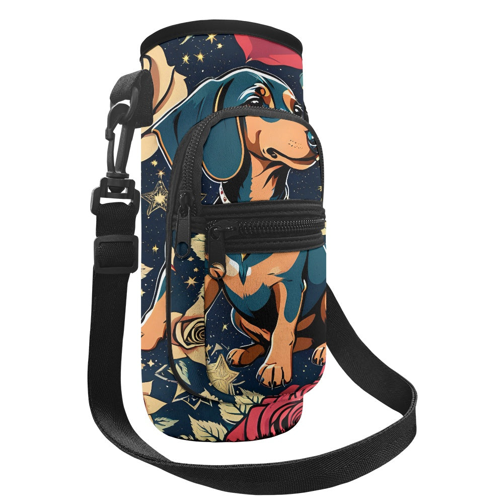 Dachshund Water Bottle Cover Carrier - Protect Your Drink on the Go BriBeesCreations