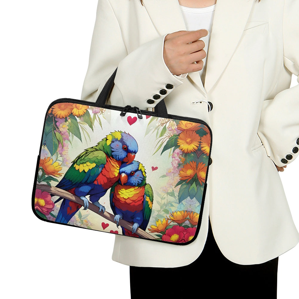 Stylish Parrot Laptop Bag - Perfect for Work or Travel BriBeesCreations