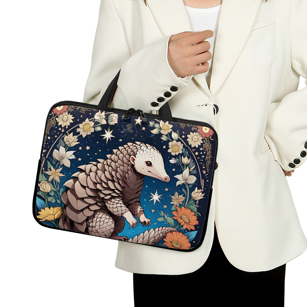 Cute Pangolin Laptop Sleeve Bag - Stylish and Protective for Your Device BriBeesCreations