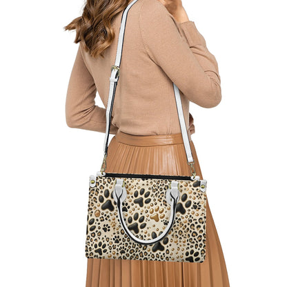 Women's PU leather twill handbag Howl and Hold