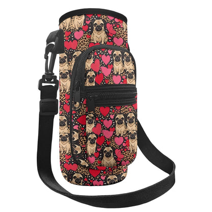 Pug Water Bottle Cover BriBeesCreations