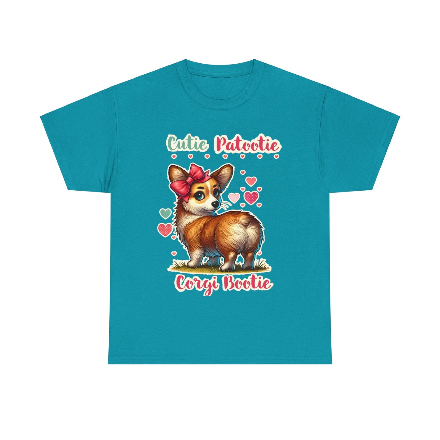 Cutie Patootie Corgi Bootie Heavy Cotton Tee