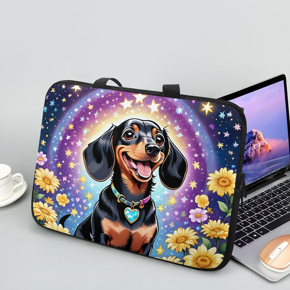 Doxie Dachshund Laptop Sleeve Fun and Functional for the Dog Lover on the Go BriBeesCreations