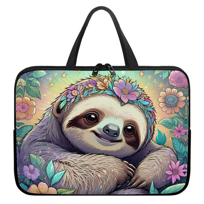 Stylish Sloth Laptop Bag - Perfect for On-the-Go Tech Lovers BriBeesCreations