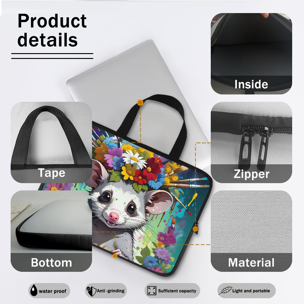 Opossum Laptop Bag Sleeve - Stylish and Durable - Perfect for On-The-Go Use BriBeesCreations