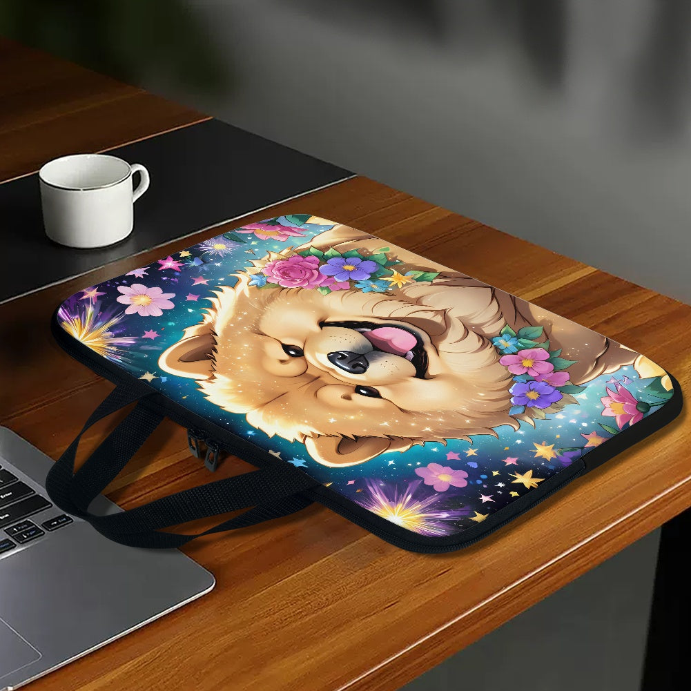 Charming Chow Chow Laptop Bag Sleeve - Perfect for Dog Lovers BriBeesCreations