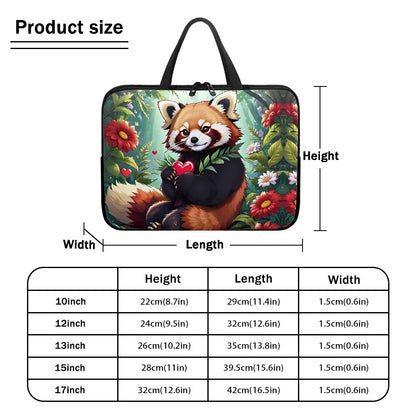 Red Panda Laptop Bag Sleeve - Adorable and Durable Perfect for On the Go BriBeesCreations