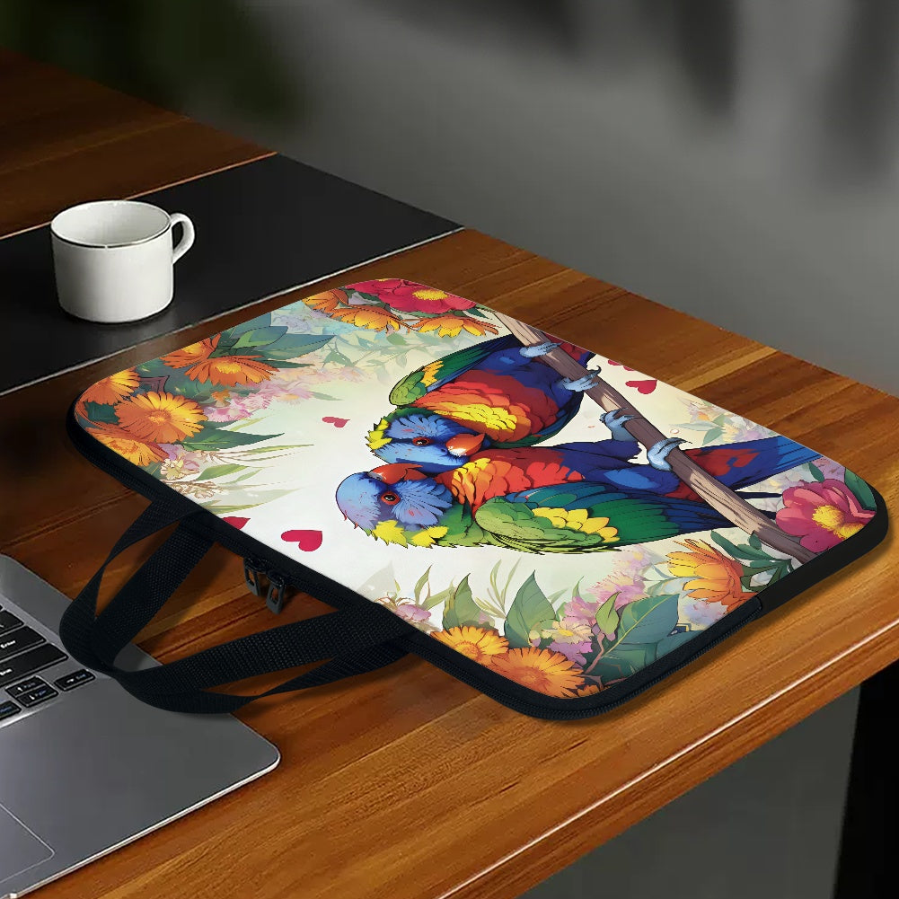 Stylish Parrot Laptop Bag - Perfect for Work or Travel BriBeesCreations