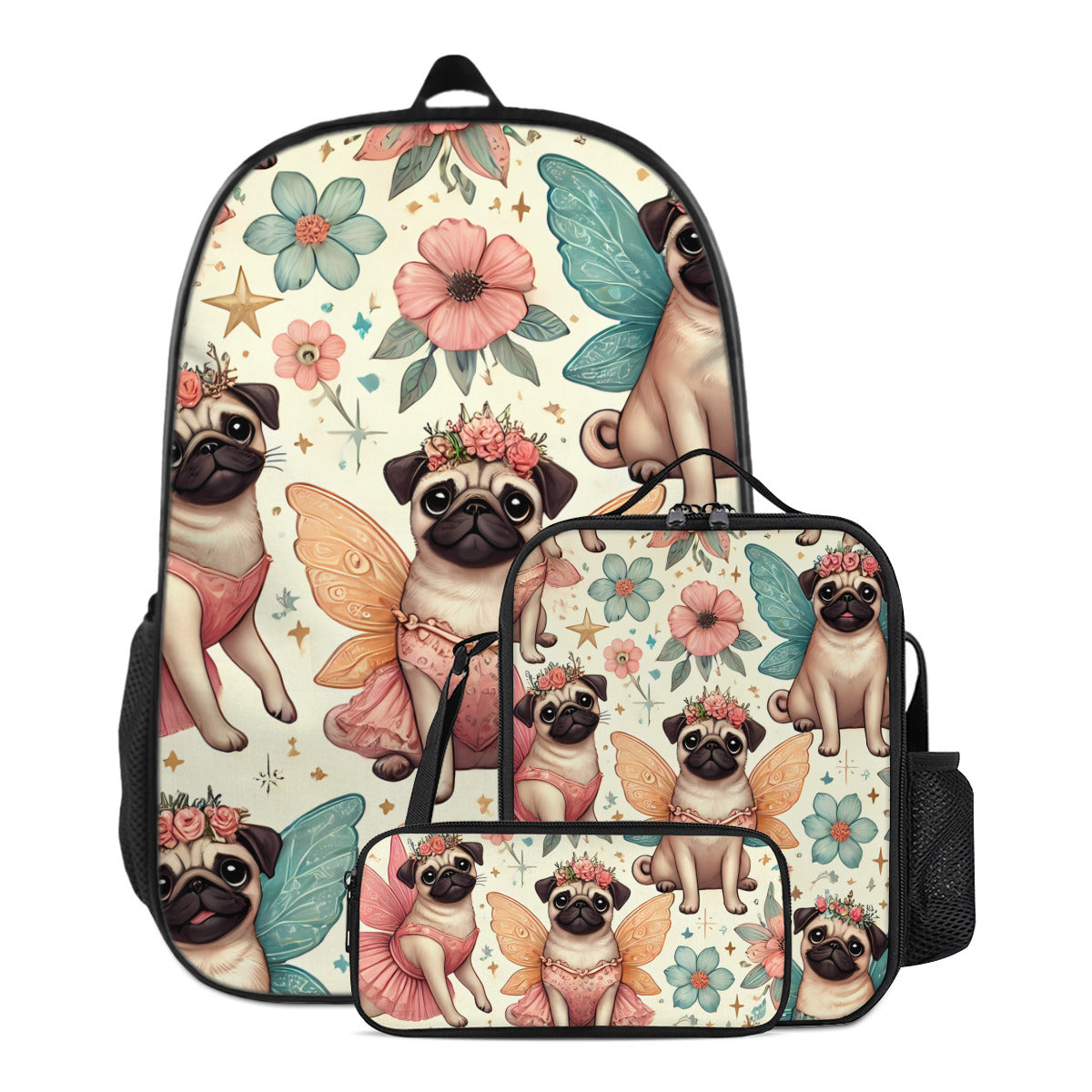 Fairy Pug School Supply Bundle