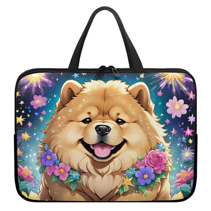 Charming Chow Chow Laptop Bag Sleeve - Perfect for Dog Lovers BriBeesCreations