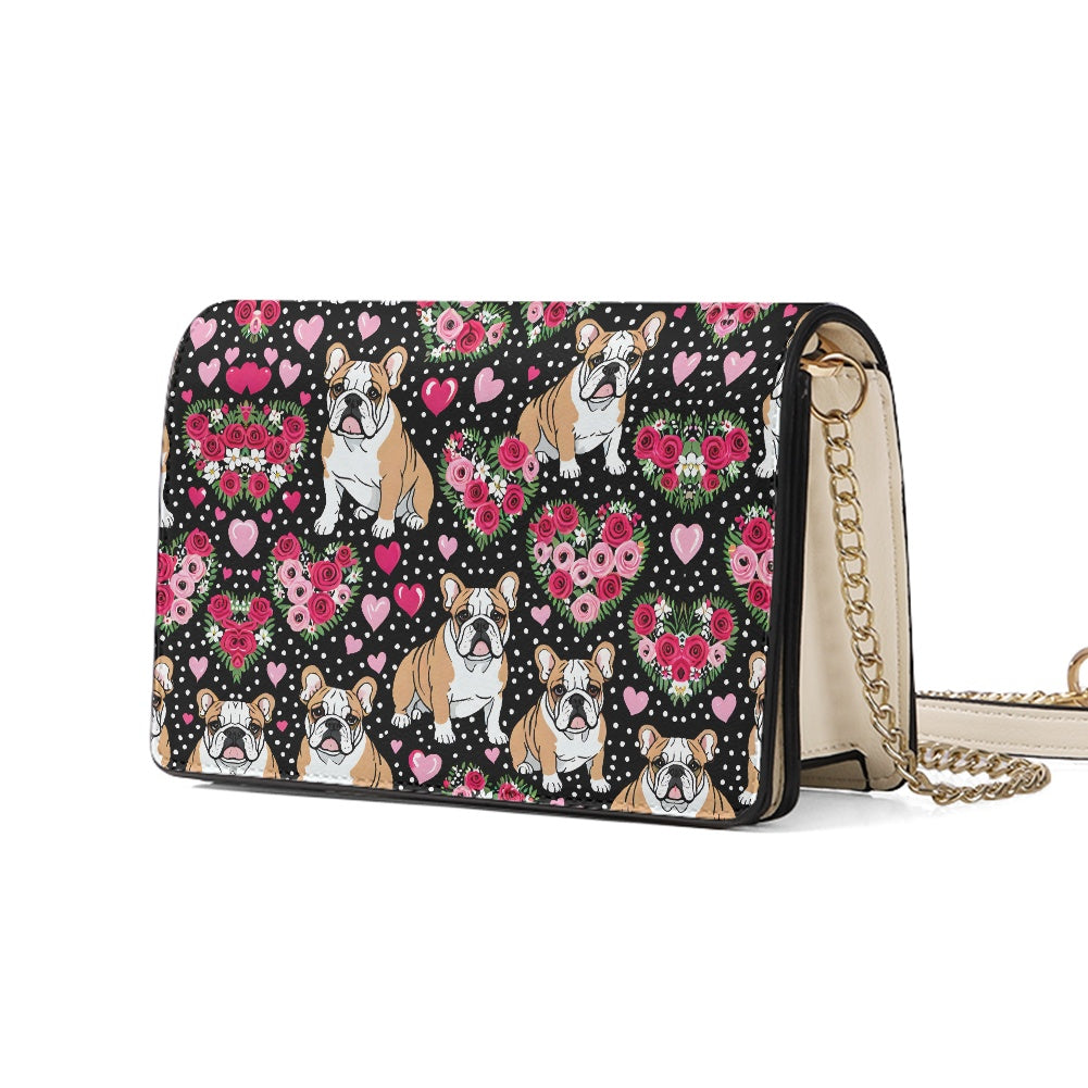 Bulldog square crossbody bag BriBeesCreations