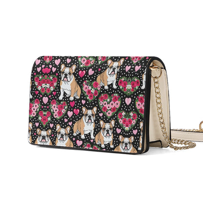 Bulldog square crossbody bag BriBeesCreations