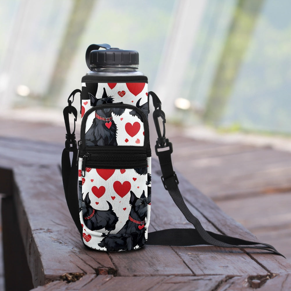Stylish Scottish Terrier Water Bottle Cover - Perfect for Keeping Drinks Cool on the Go BriBeesCreations