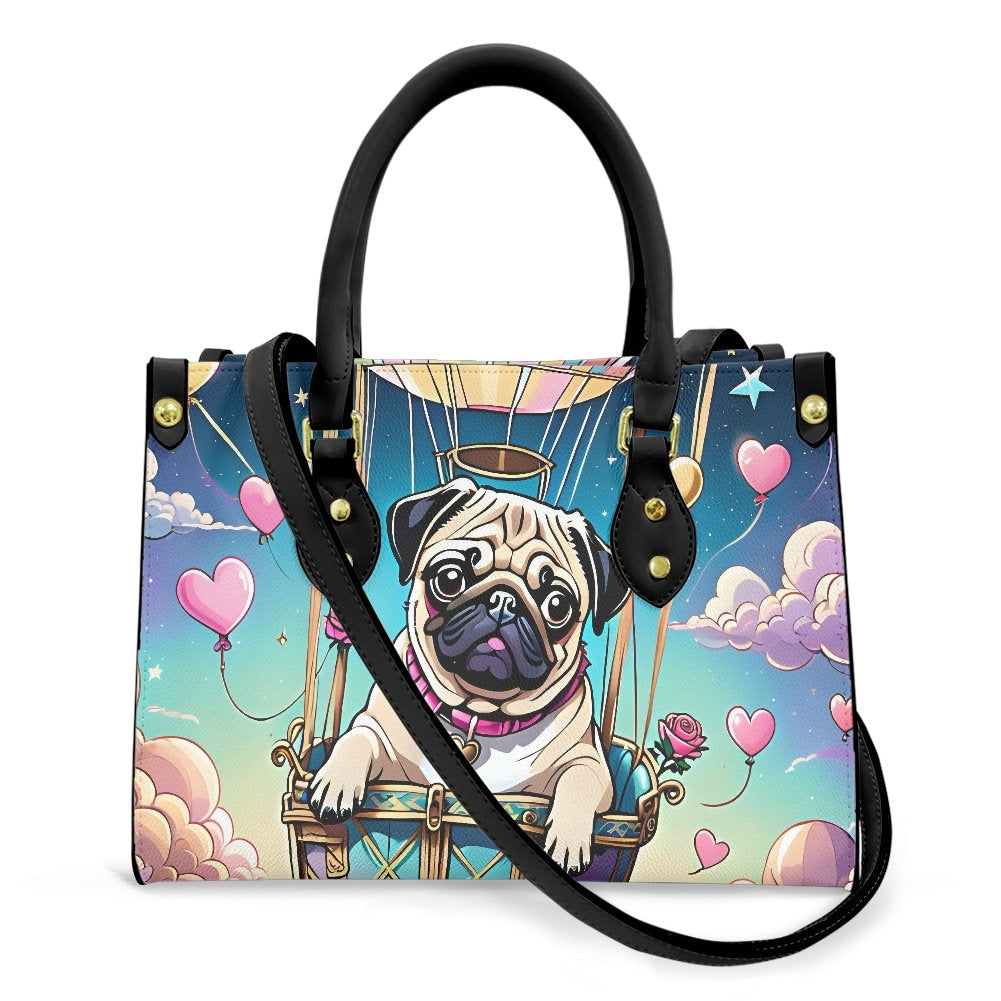 Pug Hot Air Balloon Purse Bag