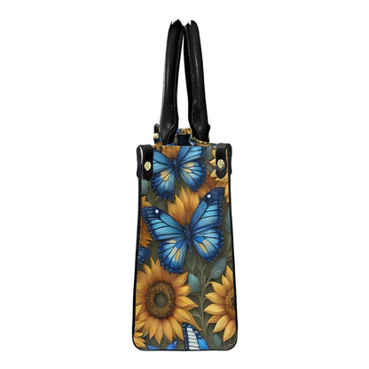 bible scripture sunflower purse bag