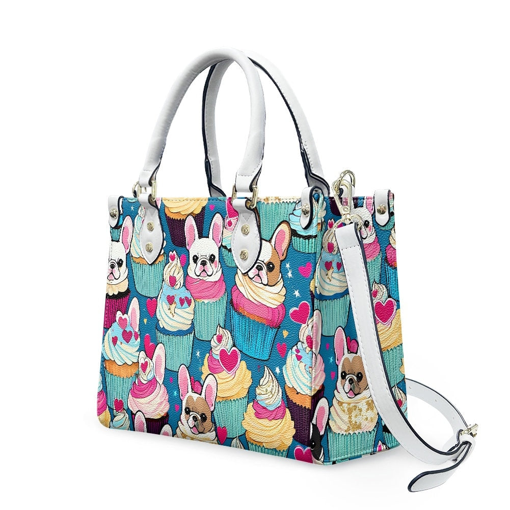 frenchie cupcake purse