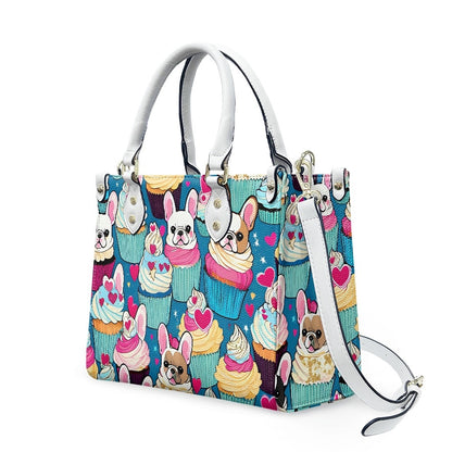 frenchie cupcake purse