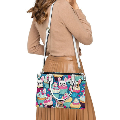 frenchie cupcake purse