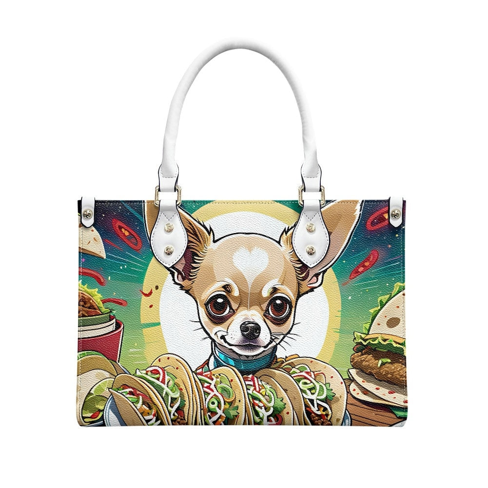 Chihuahua Taco Purse Bag