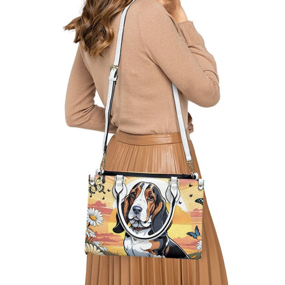 Basset hound bag purse