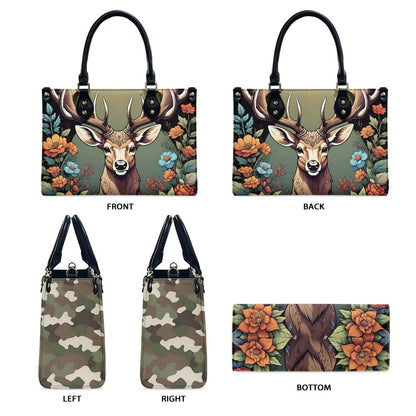 deer camo purse bag