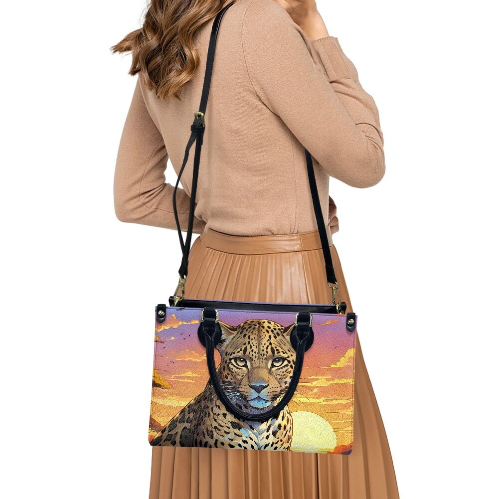 leopard purse bag