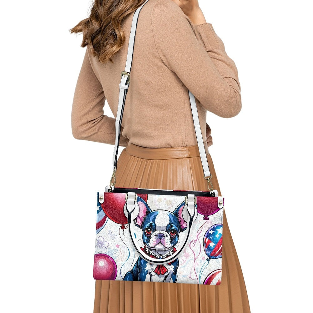 Frenchie bag patriotic purse gift