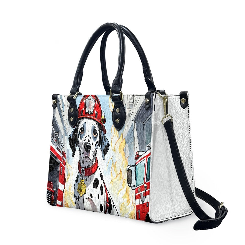 Dalmatian bag firefighter purse