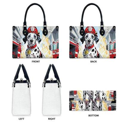 Dalmatian bag firefighter purse