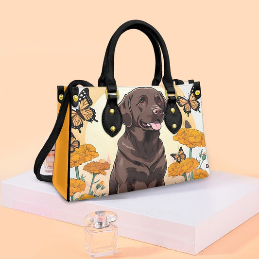 chocolate Labrador purse bag