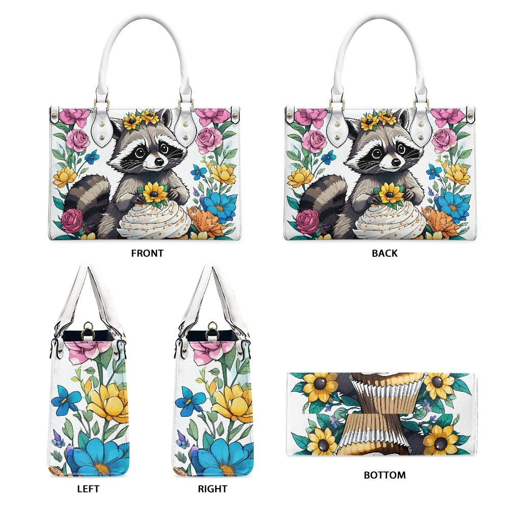 Raccoon purse cupcake bag