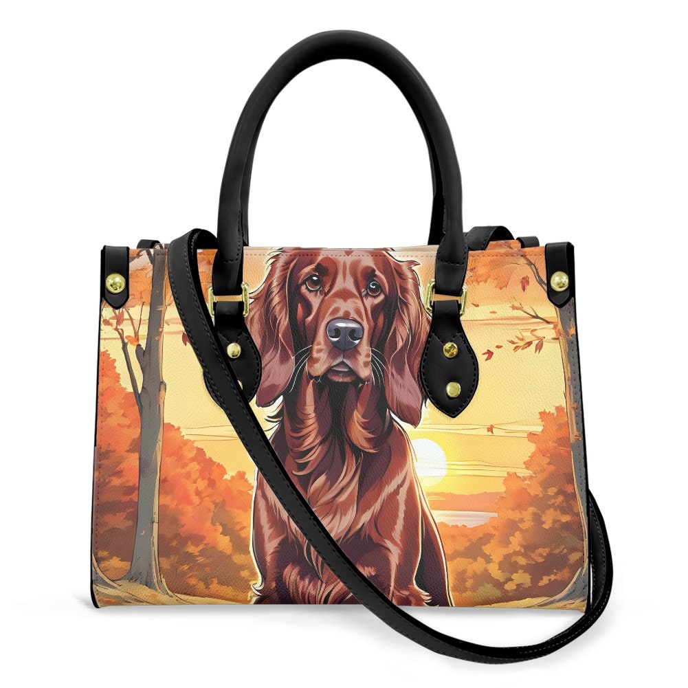 Irish setter purse bag