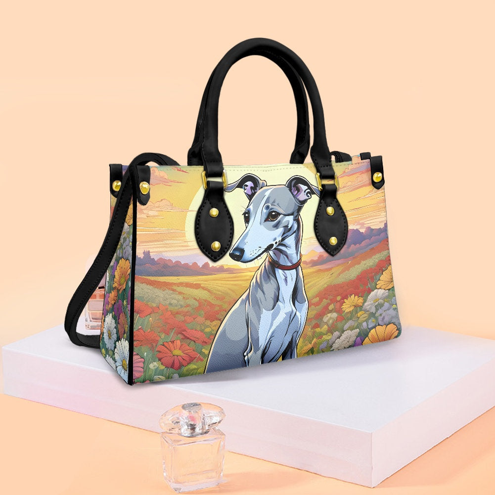 whippet greyhound purse bag