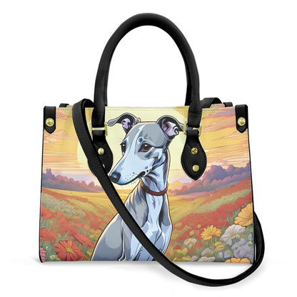 whippet greyhound purse bag