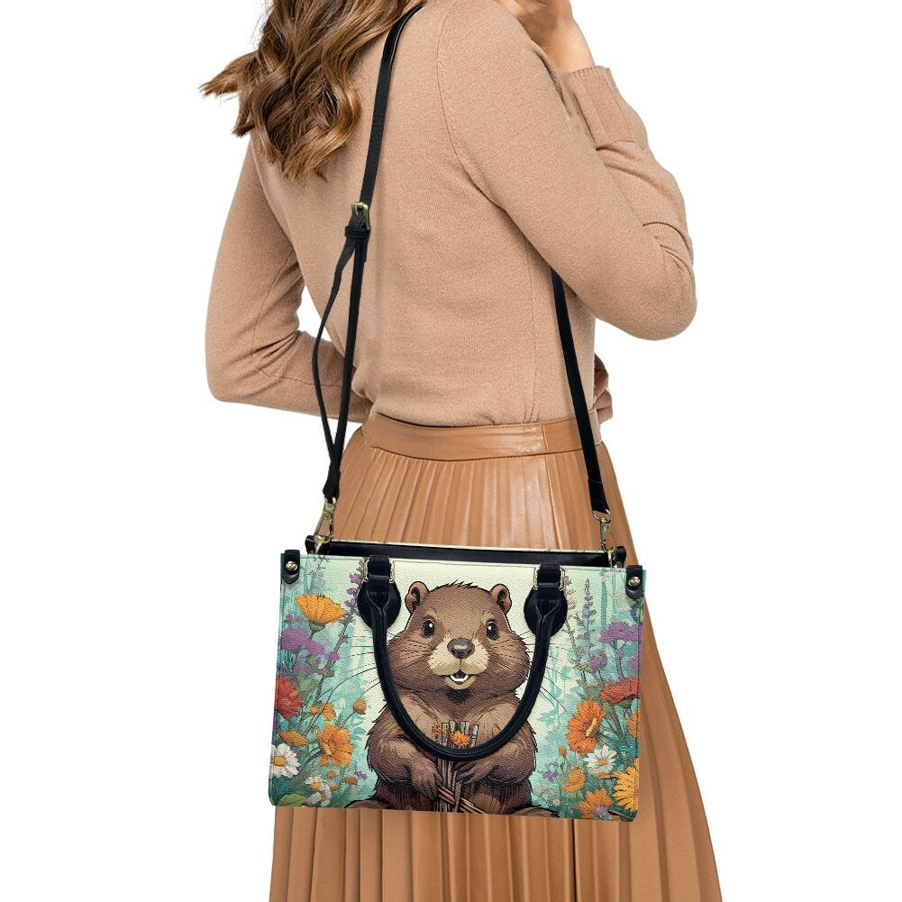 beaver purse bag