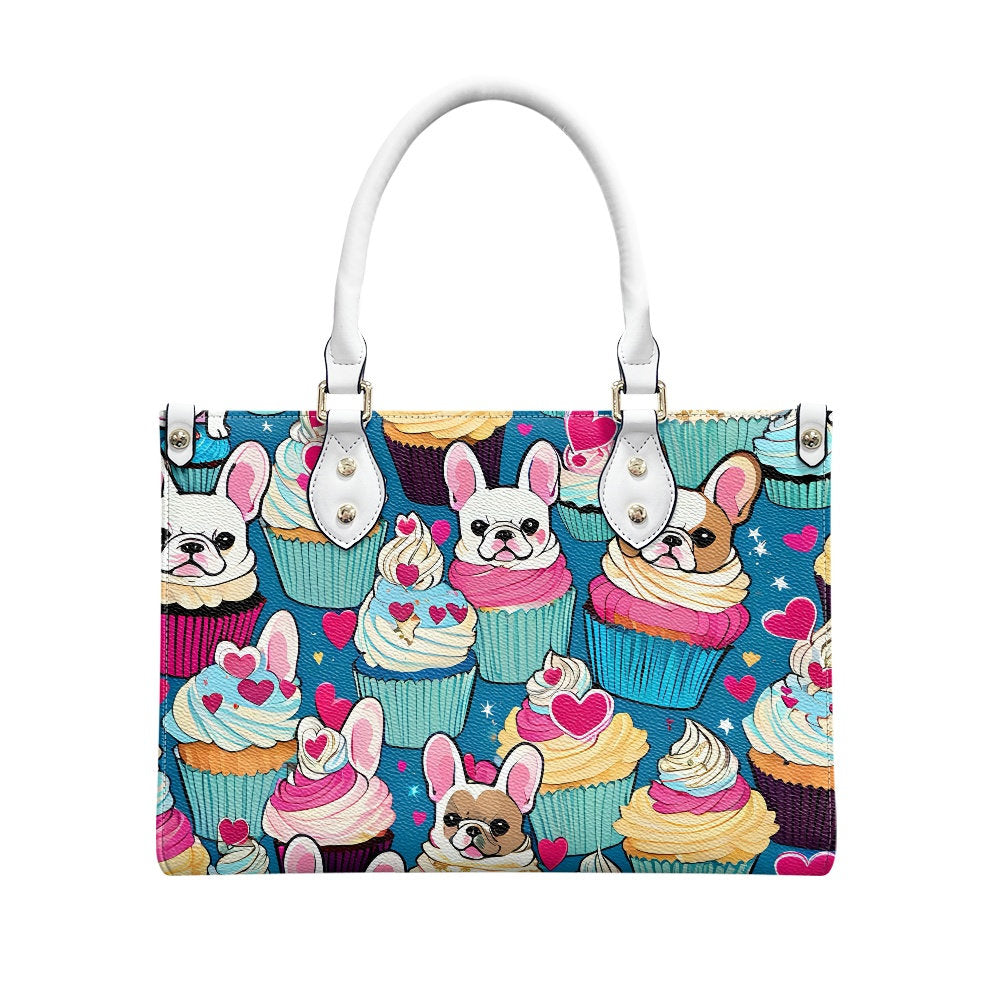 frenchie cupcake purse